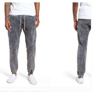 The Rail Men's Blue Acid Wash Jogger Size XLarge NWOT